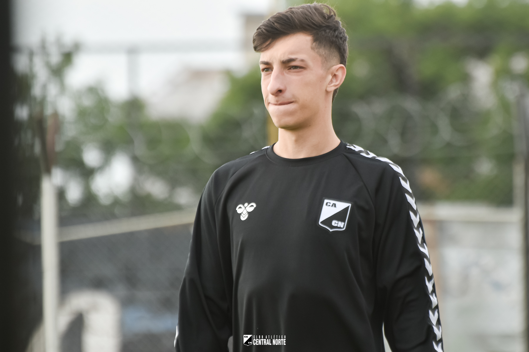 Bautista Drovetta con la camiseta de Club Atlético Central Norte